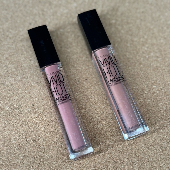 NWT Maybelline Vivid Hot Lacquer Lipstick Bundle! - Picture 2 of 6